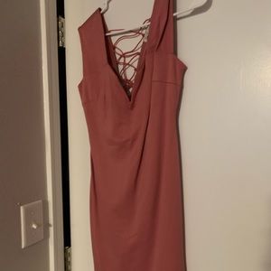 Short pink dress